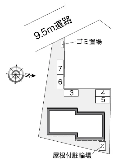 ★手数料０円★立川市砂川町 月極駐車場